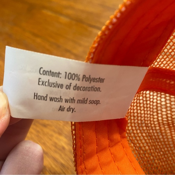 Orange 'Stay Wild' Trucker Hat - Picture 6 of 6